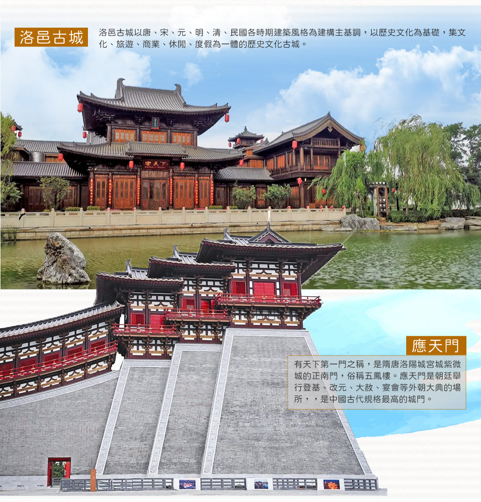 洛陽洛邑古城應天門
